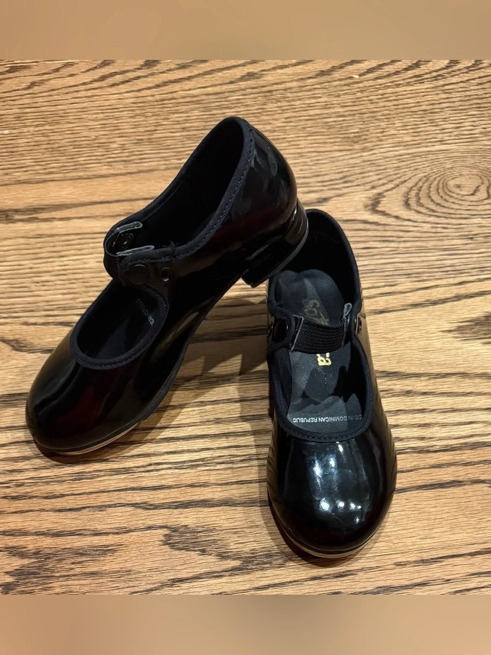 Girl So Danca Black Tap shoes size 11.5w
